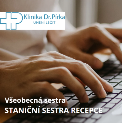 Všeobecná sestra na pracovní pozici - Staniční sestra recepce
