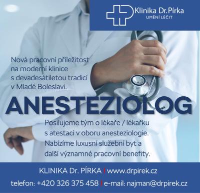 Aktuální pracovní příležitost: Anesteziolog