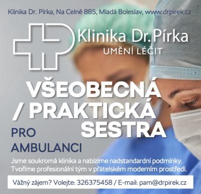 Všeobecná / praktická sestra pro ambulanci 