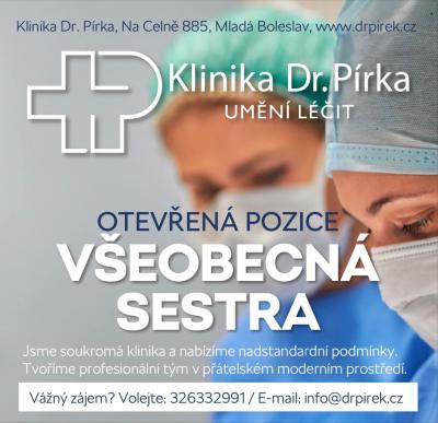 OTEVŘENÁ POZICE: VŠEOBECNÁ SESTRA