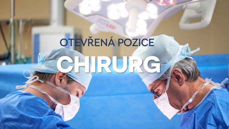 Open position: surgeon