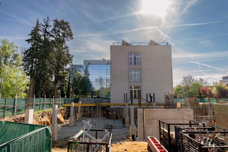 Tisková konference k stavbě nového pavilonu